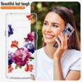 thumbnail image 3 of Case for Samsung Galaxy Note 8, Hard PC Back & Soft TPU Frame, Clear Floral Designed Non-Slip Thin Protective Note 8 Case for Women Girls (Peony), 3 of 13