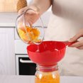 thumbnail image 2 of Wide Mouth Funnel for Kitchen Lab Camping Food Grade Plastic Funnel for Easy Pouring Less Spills Mess Versatile Canning Supplies, 2 of 8