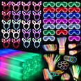 thumbnail image 1 of Artículos de fiesta SHQDD que brillan en la oscuridad con 260 piezas para niños y adultos, 1 of 7