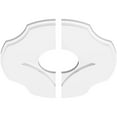 thumbnail image 2 of 16"OD x 5"ID x 5 1/2"C x 1"P Percival Architectural Grade PVC Contemporary Ceiling Medallion, Two Piece, 2 of 11