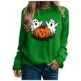thumbnail image 7 of Godom Halloween Womens Sweatshirts Pumpkin Graphic Crewneck Long Sleeve Tops Casual Loose Pullover Shirts 2025 Clothes, 7 of 7