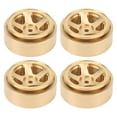 thumbnail image 2 of 4 UDS RC Beadlock Ruedas Cubos de Llanta, Ruedas de Latón Beadlock RC Plass de Mejora de Coche para FMS FCX24 1/18 1/24 COCHE DE ESCALADA, 2 of 7