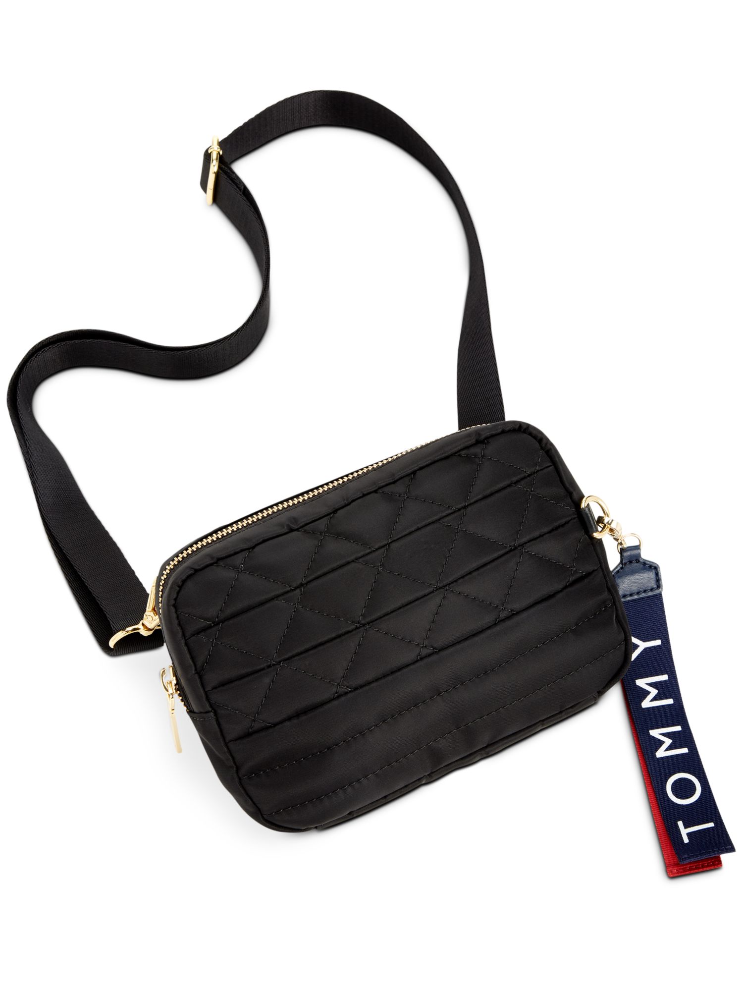 Tommy Hilfiger Womens Crossbody Purse Casual Adjustable Strap Bag