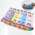 thumbnail image 5 of Women Five Finger Socks Cotton Booties Socks Funny Novelty Socks Cute Cartoon Toe Socks Casual Ankle Socks Gifts, 5 of 8