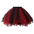 thumbnail image 1 of dmqupv Tutu Jupes pour Tout-Petites Filles Sans Armature Jupe Courte Colorée Robe pour Enfants Jupon de Mariage Ballet Performance Jupe Douce Rouge, Taille pour 1-3 Ans, 1 of 6
