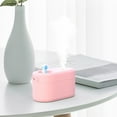 thumbnail image 4 of Latrodar Portable Small Cool Mist Humidifiers 350ML - USB Desktop Humidifier For Plants, Office, Car, Baby Room With Night - Quiet Mini Humidifier Pink Art&C, 4 of 5