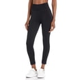 thumbnail image 2 of Calvin Klein Performance Women's High Rise Ribbed Texture Active 7/8 Leggings-Black / S, 2 of 6