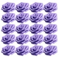 thumbnail image 2 of 100 piezas de rosas artificiales de espuma para decorar bodas y fiestas. Púrpura, 2 of 9