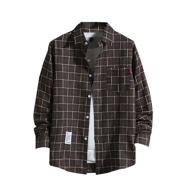 PMUYBHF Chemise Habillée Blanche pour Hommes Manches Courtes Chemise Décontractée Imprimée Manches Longues Col Rabattu