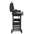 thumbnail image 6 of Stainless Steel BBQ Propane Gas Grill 3 Burners, Side Burner & Thermometer 25,650 BTU Output, 6 of 14