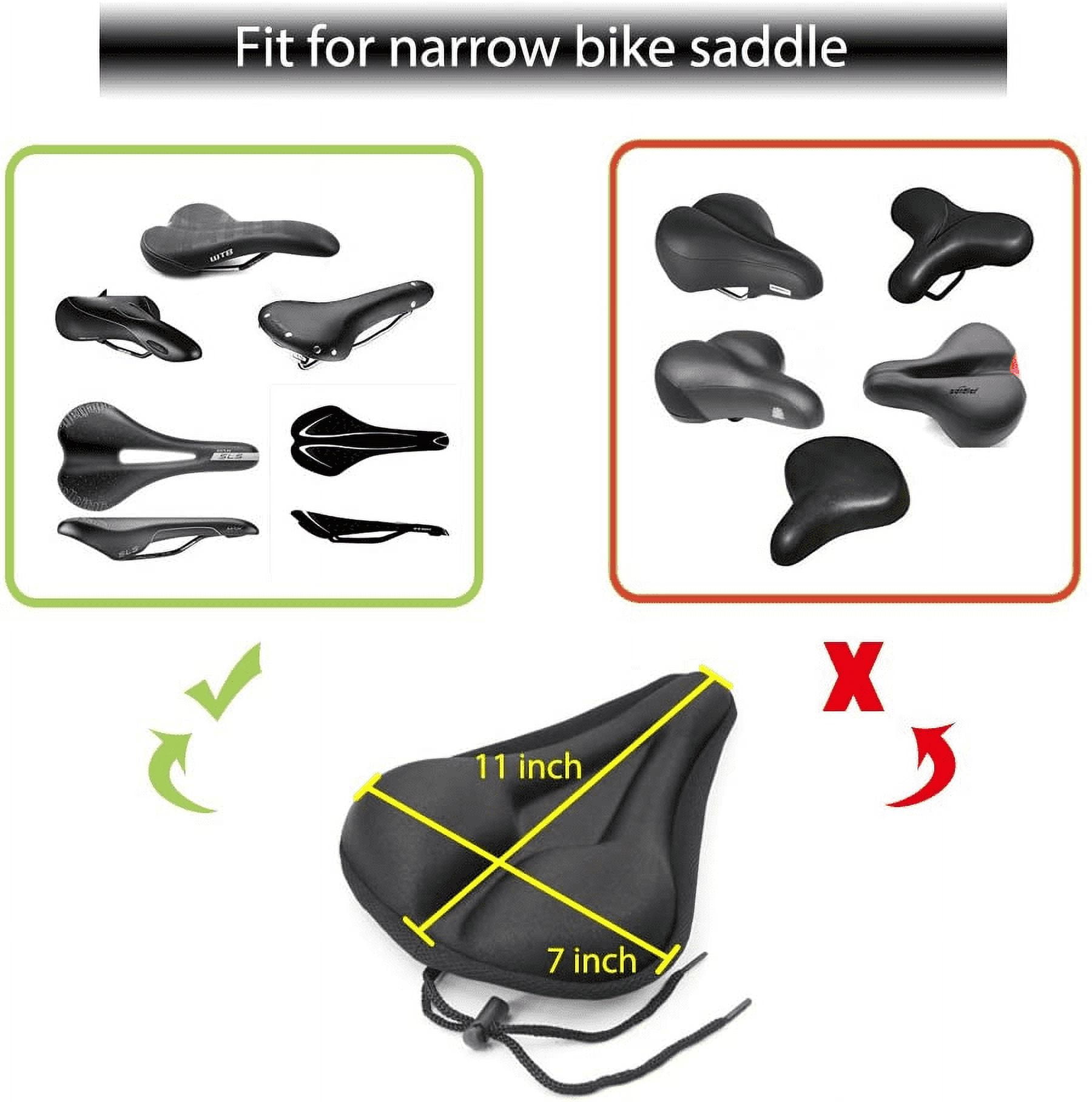 Narrow bike saddle sale