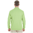 thumbnail image 3 of DG479 Devon & Jones DRYTEC20 Quarter-Zip Lime/Grey Heather/Lime S, 3 of 3