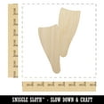 thumbnail image 2 of Scuba Snorkel Fins Wood Shape Unfinished Piece Cutout Craft DIY Projects - 6.25 Inch Size - 1/8 Inch Thick, 2 of 7