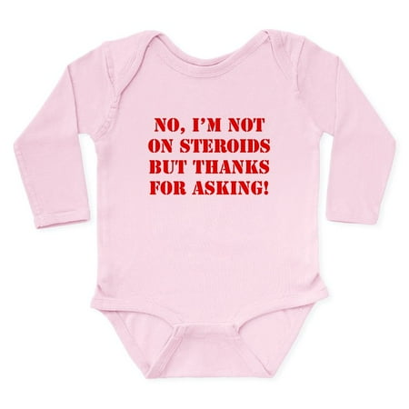 

CafePress - STEROIDS Body Suit - Long Sleeve Infant Bodysuit