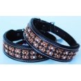thumbnail image 2 of XSmall 9''- 13'' Dog Puppy Collar Genuine Cow Leather Padded Canine  6015, 2 of 5