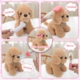 thumbnail image 4 of Juego de juguetes de baño para perros DeAo, 15 piezas con bañera rociadora de agua real, 4 of 7