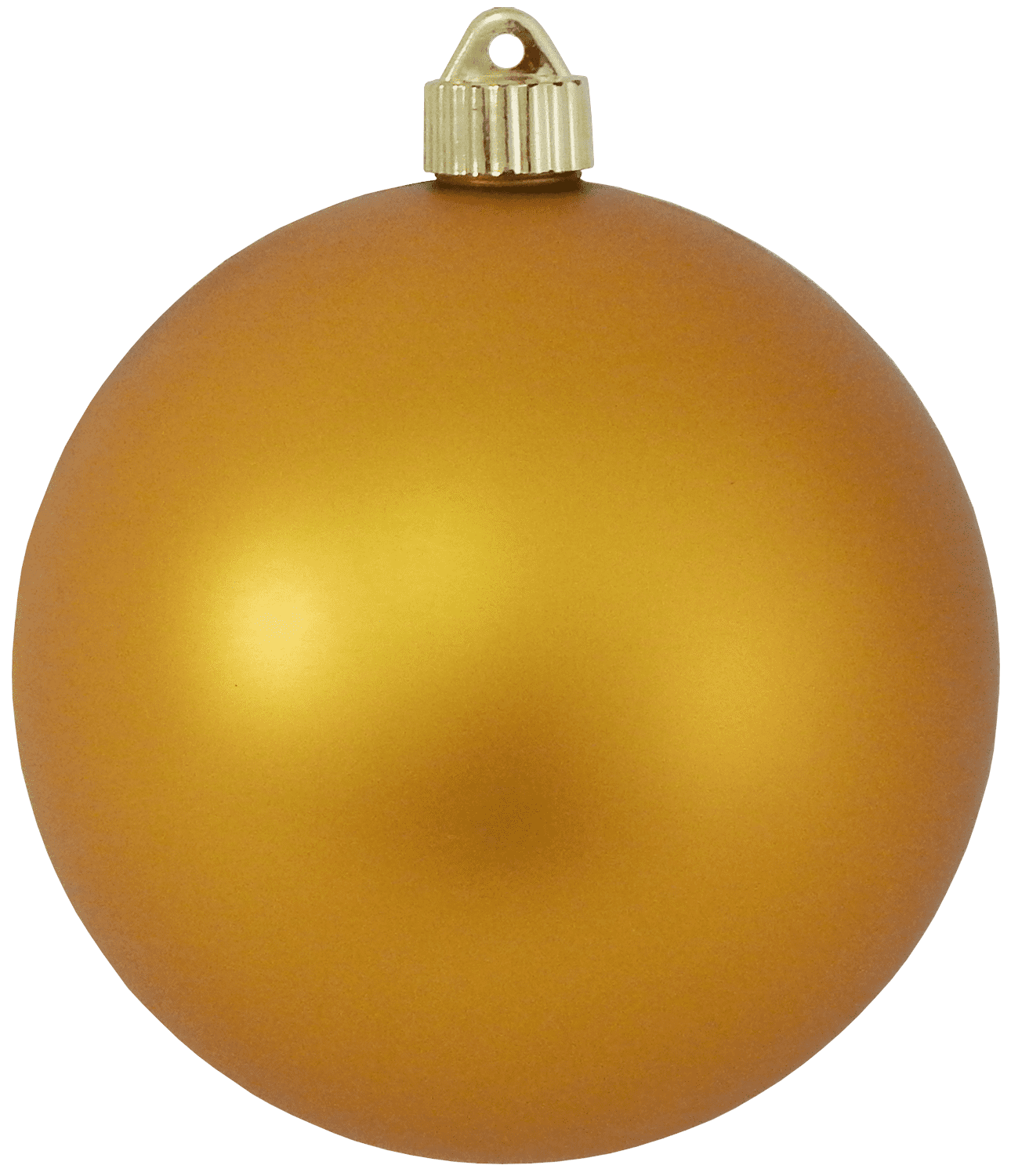 6 150mm Shatterproof Deep Gold Christmas Ball Ornament By Christmas