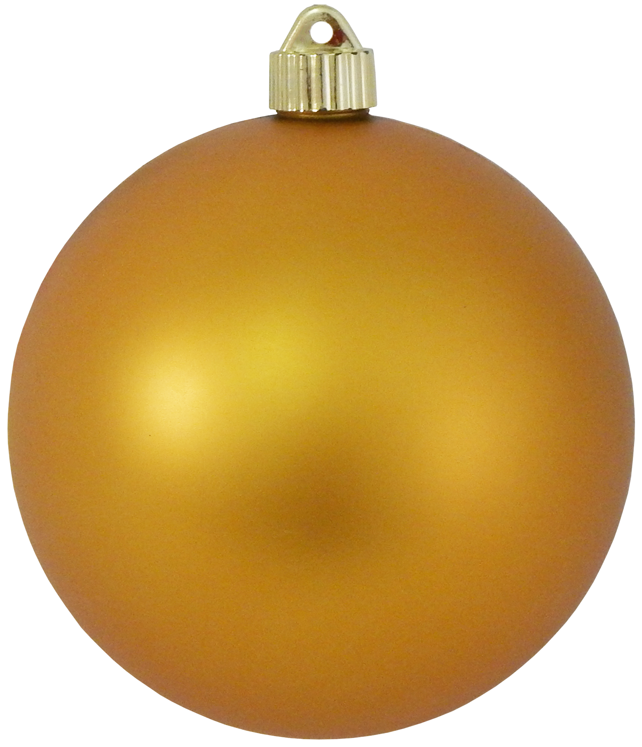 6&amp;quot; (150mm) Shatterproof Deep Gold Christmas Ball Ornament by Christmas ...