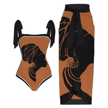 Blphud Popular Bathing Suits for Women 2024 Bikini Women Vintage Jumpsuit 1 Piece Swimwear 1 Piece Cover Up Two Piece Vintage Swimsuit Square Neck Bikini Swim Suits for Women 2024 Womens Swimsuits