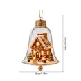 thumbnail image 6 of Clearance! Glowing Christmas Story Ornament Bells, Mini Light-Up Mini Holiday Scene with Warm LED Light, Festive Keepsake Gift for Home Christmas Party Decoration, 6 of 6