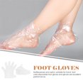 thumbnail image 3 of 1 Juego de cubiertas desechables hidratantes para los pies, guantes desechables transparentes, guantes transparentes para los pies, 3 of 4
