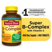 Nature Made Super B Complex with Vitamin C and Folic Acid Tablets, 460 Count