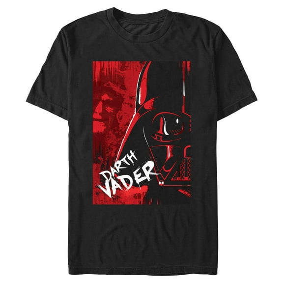 Mens Star Wars Red Poster Darth Vader T Shirt