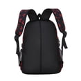 thumbnail image 5 of Bow Print Backpack, Aesthetic School Backpack Set Include Shoulder Bag&Storage Bag, Spacious Laptop Backpack for Outdoor Travel, Red, 5 of 7