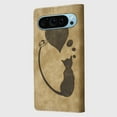 thumbnail image 4 of Allytechgroup Google Pixel 9 Pro XL Case Wallet, Cute Cat Heart Stylish PU Leather Flip Cover Stand Magnetic Closure Bumper Shockproof Phone Case for Google Pixel 9 Pro XL, Beige, 4 of 10