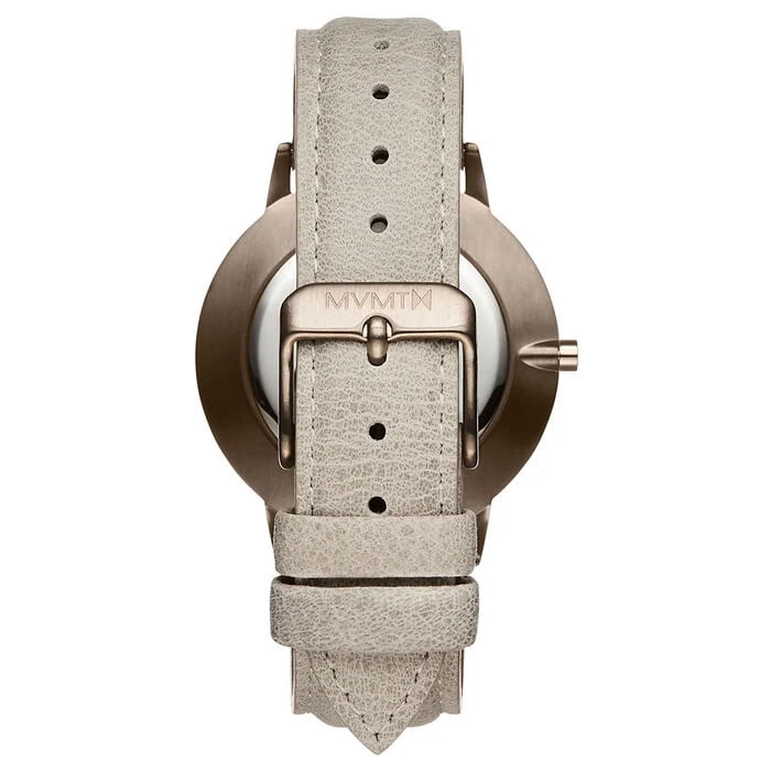 MVMT Women’s Boulevard Crescent Marble Face Leather Strap Watch Crescent Grey Marble Edition Women main image 3