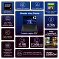 thumbnail image 2 of Lenovo Legion 5 15.1" WQXGA OLED Laptop, Ryzen 7 260, 16GB , 512GB , NVIDIA GeForce RTX 5060, 83M0004AUS, 2 of 11