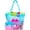 Blue, variant on Mesh Beach Bag, Large Beach Tote Bag Women Pool Bags with Zipper 10 Pockets Foldable Women Beach Toy Bag for Toys, Towel