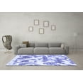 thumbnail image 3 of Ahgly Company Indoor Rectangle Abstract Blue Modern Area Rugs, 6' x 9', 3 of 4