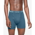thumbnail image 4 of Calvin Klein Men's Underwear Cotton Classics 3-Pack Boxer Brief, Black Bodies W/Tapestry Teal, Dove, Grey Heather WBS, L, 4 of 5