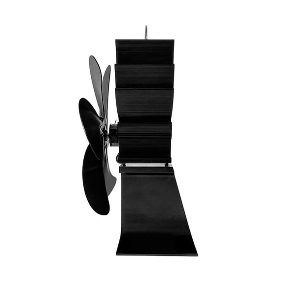 CEORPER 6Blades Heat Powered Stove Fan for Log Wood Burning Fan Home Fireplace Fan