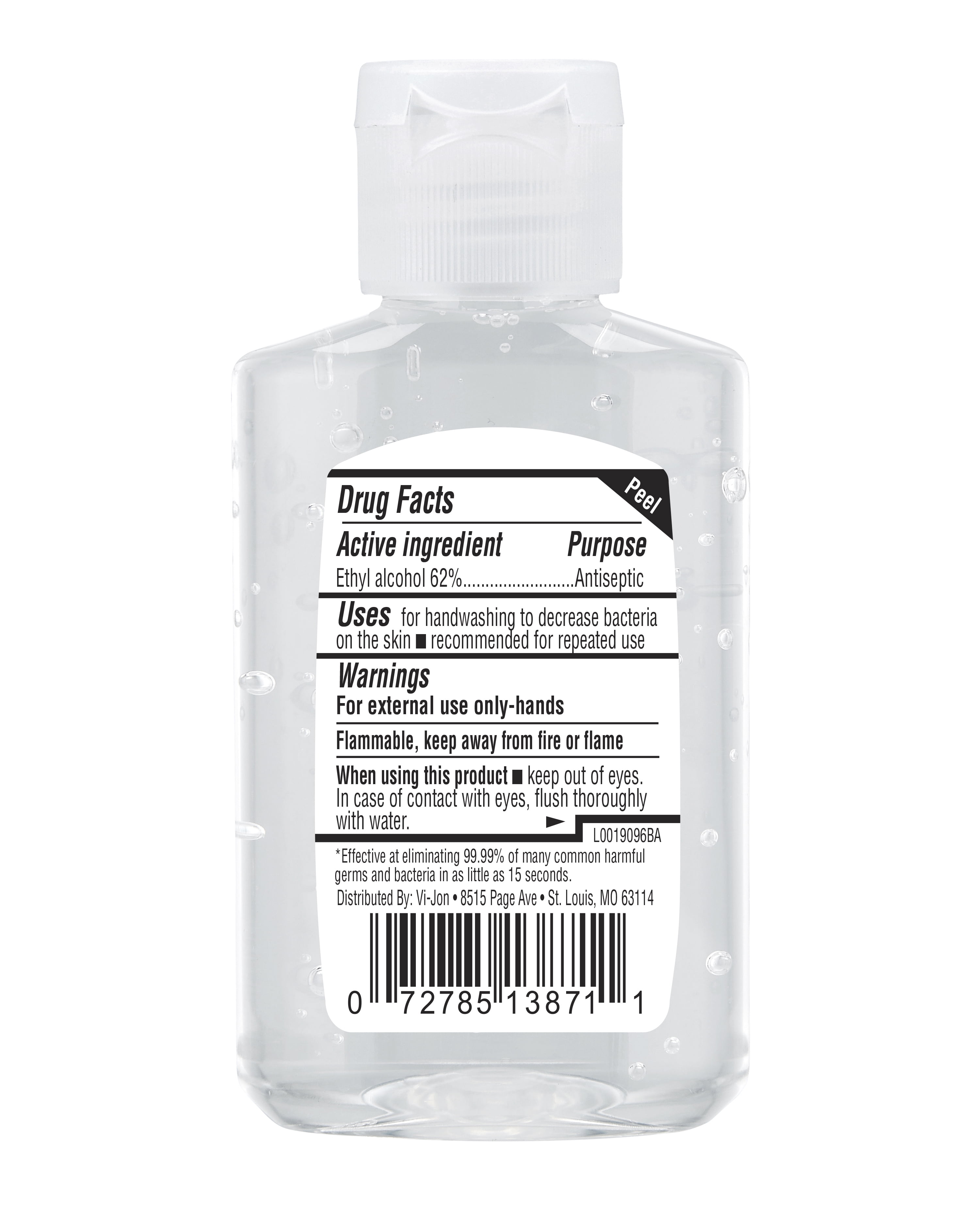 GERM-X Original Hand Sanitizer, 2-Oz Flip-Cap Bottle - Pack of 12 Bottles