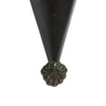 thumbnail image 5 of DecMode 18", 15"H Pyramid Black Metal Cone Scroll Wall Planter (2 Count), 5 of 9