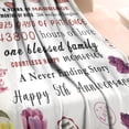 thumbnail image 3 of Gifts for 5th Anniversary Blanket, 5 Year Wedding Anniversary Couple Gifts for Dad Mom Grandparents-Blanket for Couples, Valentine, Birthday, Soft and Cozy Throw Blanket 60x80 Inch, 3 of 6