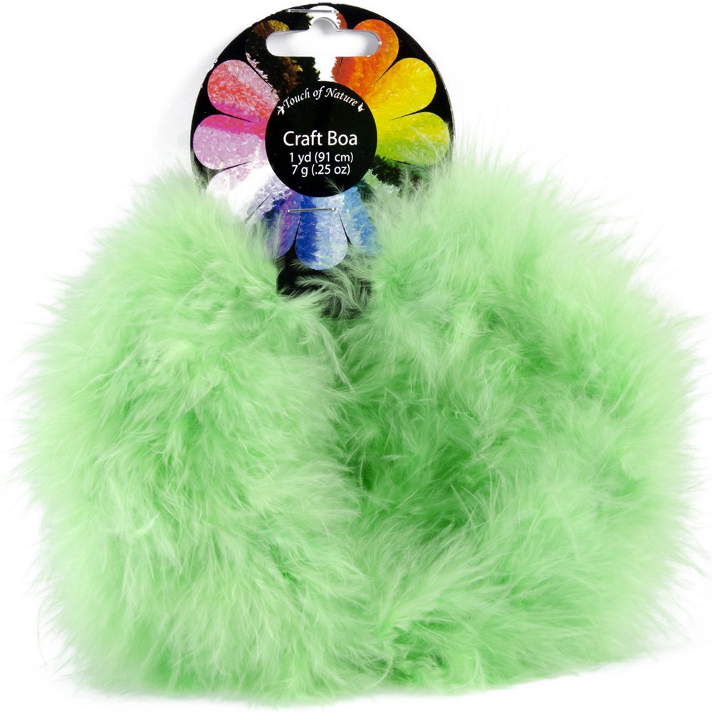 Marabou Feather Boa 36"Hot Lime