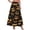 Coffee, variant on Women's Halloween Print Maxi Skirt Ruched Elastic High Waist Plus Size Linen Skirts Ghost Bat Pumpkin Festival Daily Street A-line Skirts Navy S
