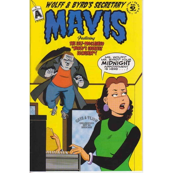 Wolff And Byrd, Counselors of the Macabre's Secretary Mavis #2 VF ; Exhibit A Comic Book