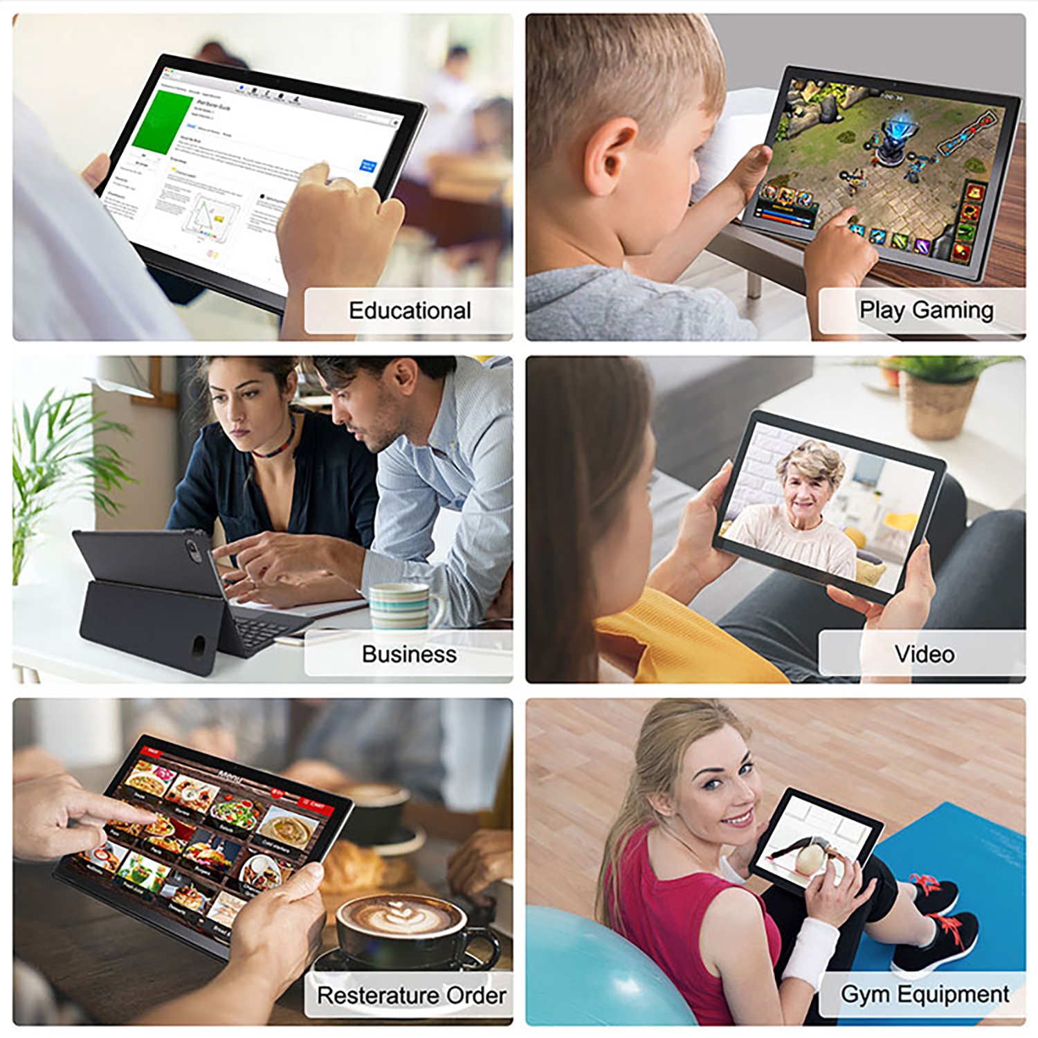 CLOVERTEK G11 4G LTE Tablet Android 13 4GB+64GB storage 5+8MP Camera long lasting battery