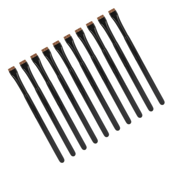Flat Brush, Makeup Tool Ergonomic Ultra Thin Hair Brow Liner Brush Portable for Daily Life for Makeup Artist