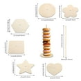 thumbnail image 5 of Mosey 3PCS Rustic Wood Donut Stand Bar Heart Plum Blossom Shape Donut Bagels Display Stand Holder Wedding Birthday Treat Parties Supplies, 5 of 7