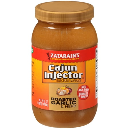Zatarain's Cajun Injectors Roasted Garlic & Herb Injectable Marinade Refill, 16