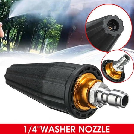 3600Psi* High Pressure Washer Release Jet Wash Quick Rotating Turbo Nozzle Tip