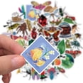 thumbnail image 3 of Insect Stickers,50pcs Insect Stickers PVC Bug Decals Waterproof Vinylfor Kids Teens Unbeatable Value, 3 of 8