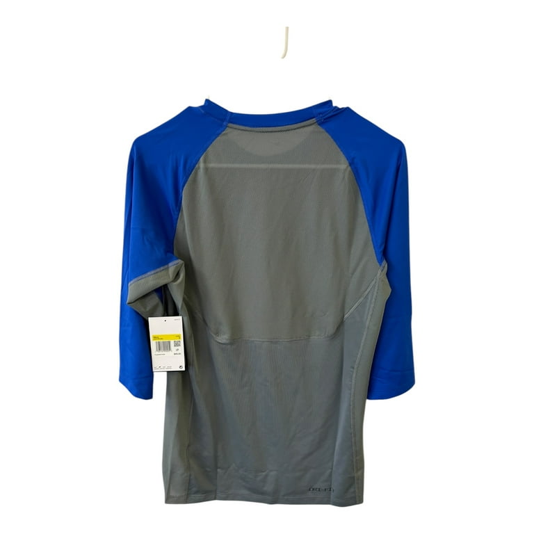 Nike Dri-FIT Men's 3/4-Length Sleeve Baseball Top Color: Smoke