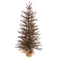 thumbnail image 1 of Vickerman B162547 Chocolate Tabletop Tree with Burlap Base, 48 in., 1 of 1