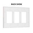 thumbnail image 2 of City Illustration Switch Cover Decorative Wall Plate 3-Gang Screwless Standard Size, 2 of 5